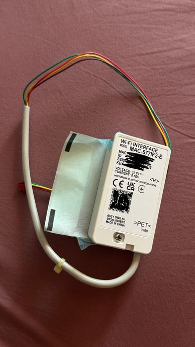 Mitsubishi - Wi-Fi INTERFACE