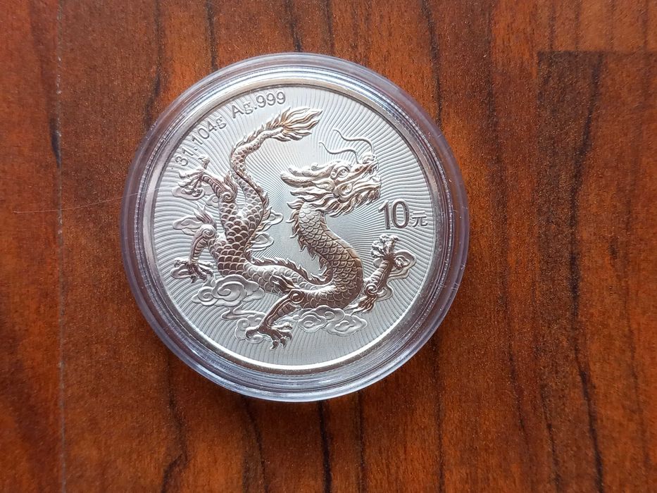 Moeda 1oz "Dragão " China 2025 (Escassa)