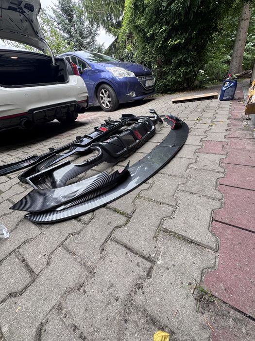 Dokladki bmw f32 dyfozor/spliter/progi
