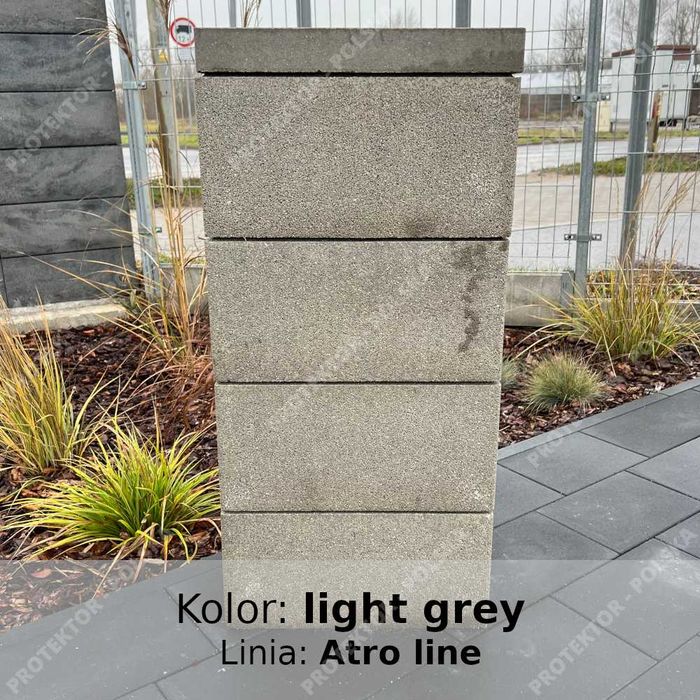 pustak ogrodzeniowy brama podmurówka bloczek przęsło słupek palisada