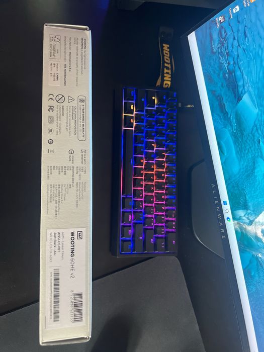 Магнітна клавіатура Wooting 60HE V2 Aluminium (Стан нової, 1 міс)+380631445111
