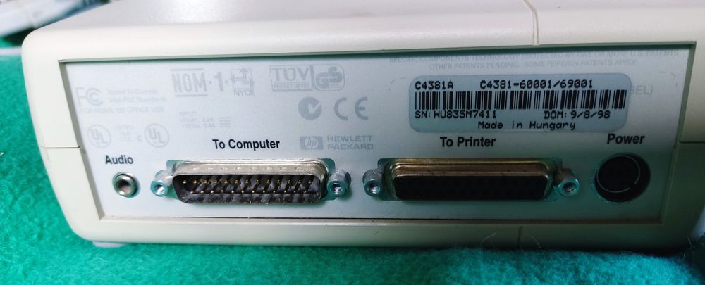 Gravador HP Externo CD-R SCSI excelente estado