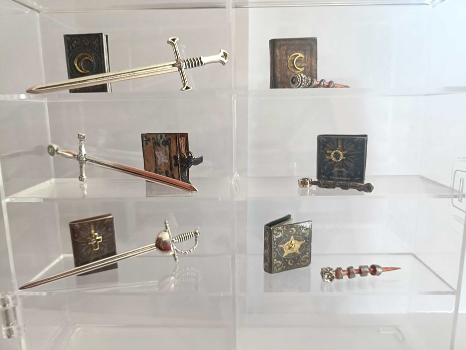 Mini livros com acessórios