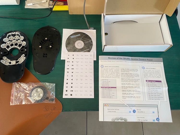 Pedaleira de controle USB  baseada numa Shuttle Pro V2