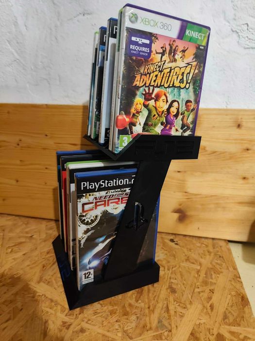 Suporte para os Jogos de PS2 Sony Playstation 2 (capacidade de 20 jogos!)