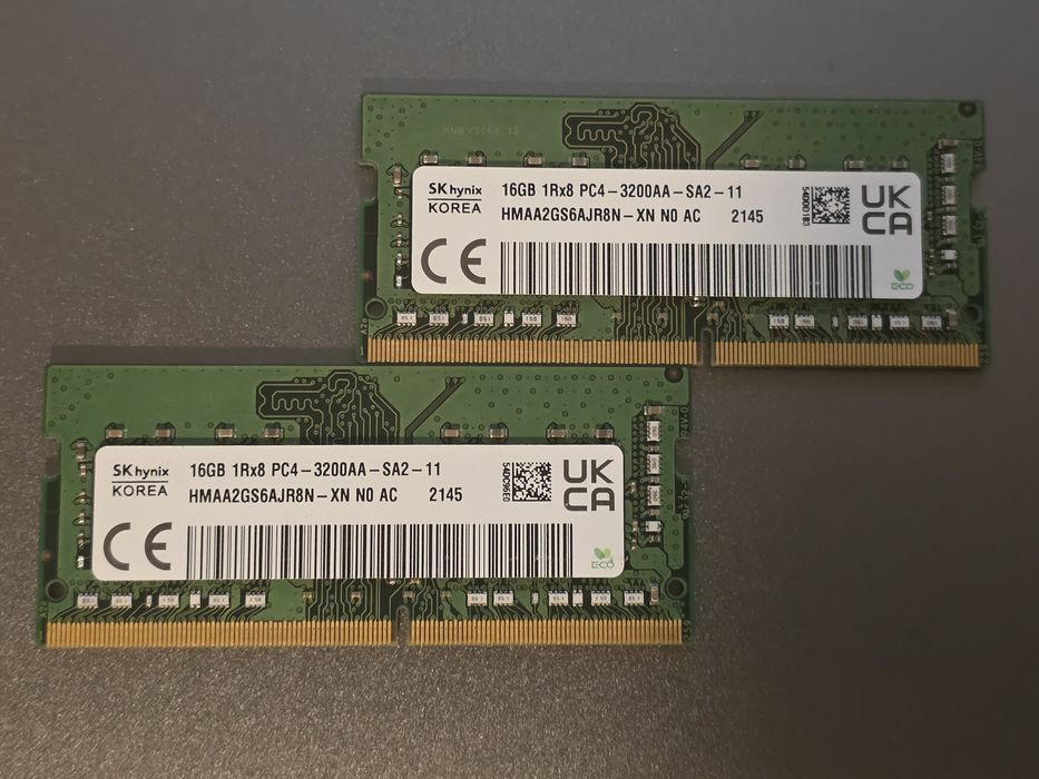 Memoria Ram SK hynix DDR4 16GB 3200MHz SODIMM - 4A9