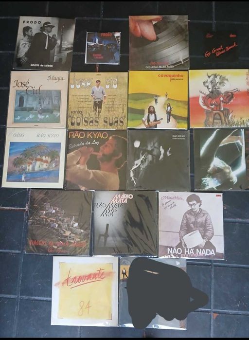 Vinyl Rão Kyao, Júlio Pereira, José Cid; Trovante, Frodo Go Graal Blues