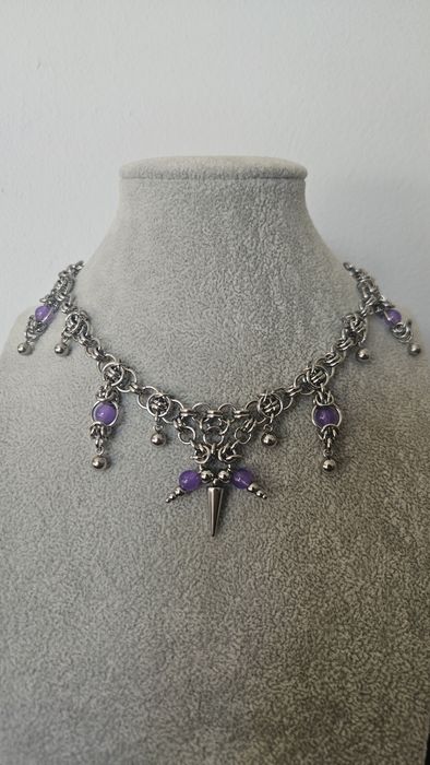 Naszyjnik z stali nierdzewnej stainless steel necklace wisior
