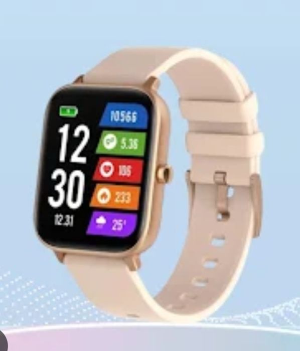 смарт-годинник Gelius Amazwatch Numix  розовного та сірого кольору