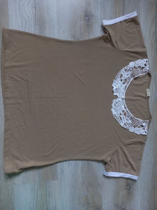 Bluzka Europe XXXL krótki rękaw 46