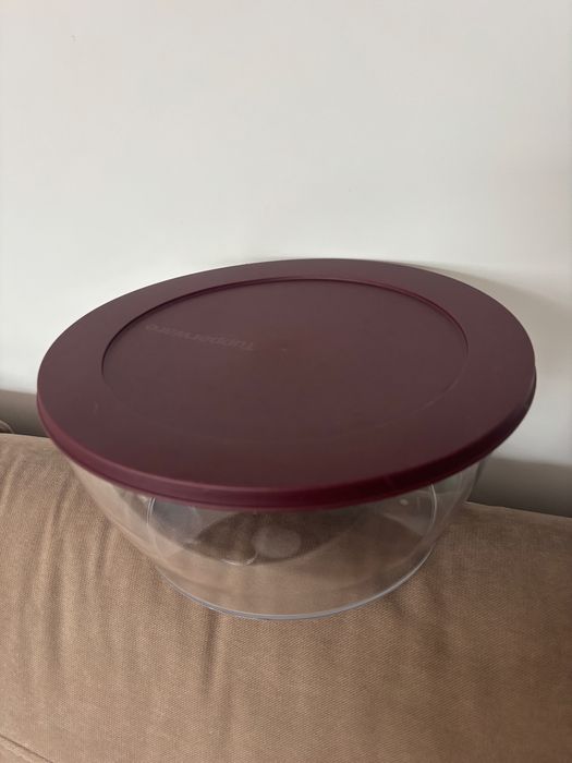 Tupperware miska krystaliczna perła z pokrywką 4 litry 4 l 4000 ml