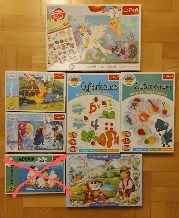 Puzzle i gry Trefl i Castorland