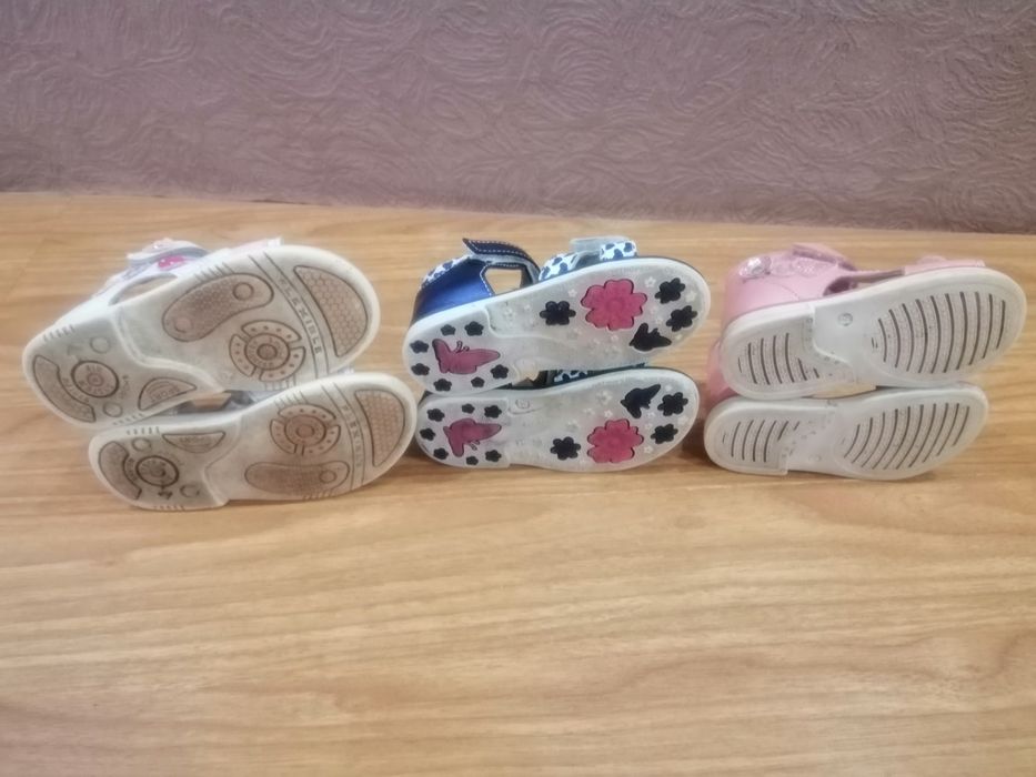 Босоножки для девочки разных размеров