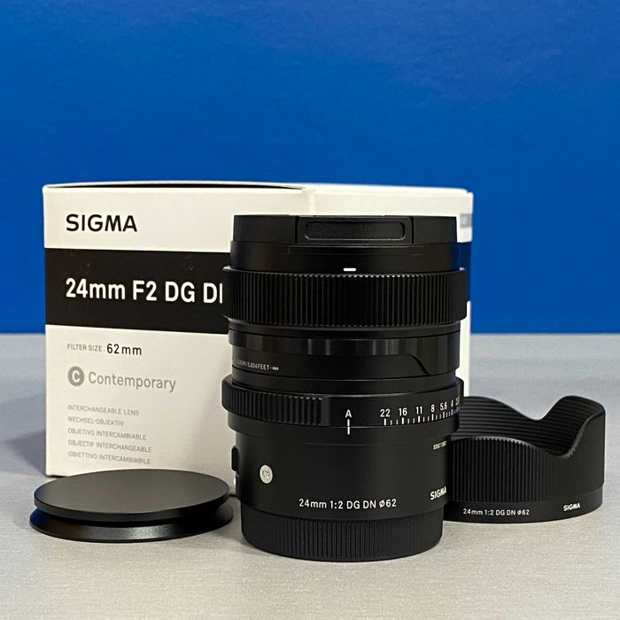 Sigma 24mm f/2 DG DN Contemporary (Sony FE)- NOVA - 5 ANOS DE GARANTIA