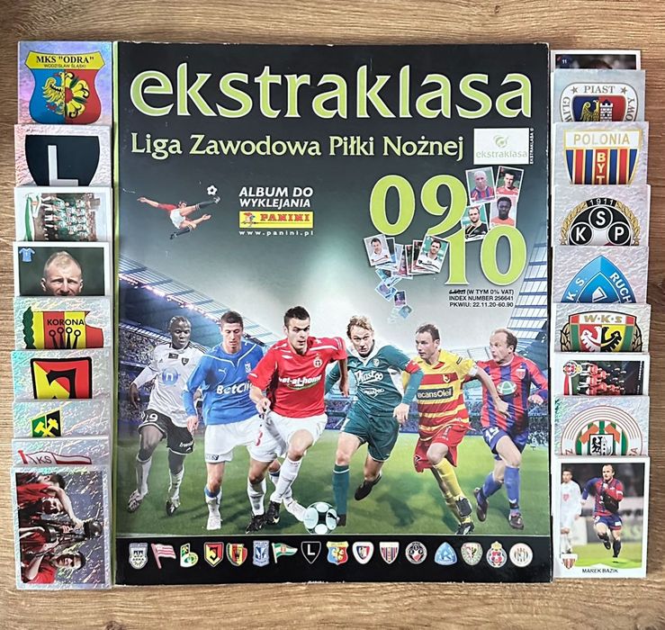 Ekstraklasa 09/10 naklejki do wyklejania powtórki PANINI