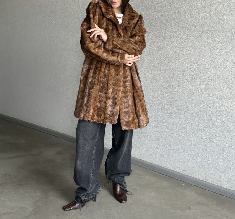 Вінтажна норкова шубка