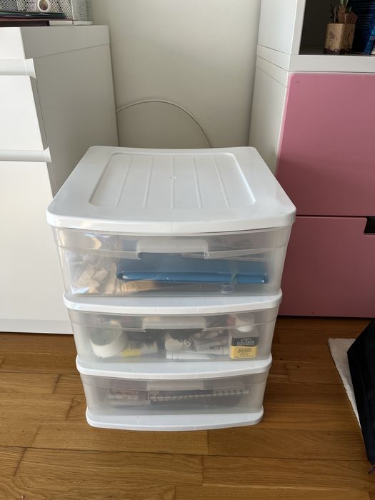 Organizador 3 gavetas plástico