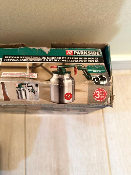 Pistola pneumática de descape a areia Parkside