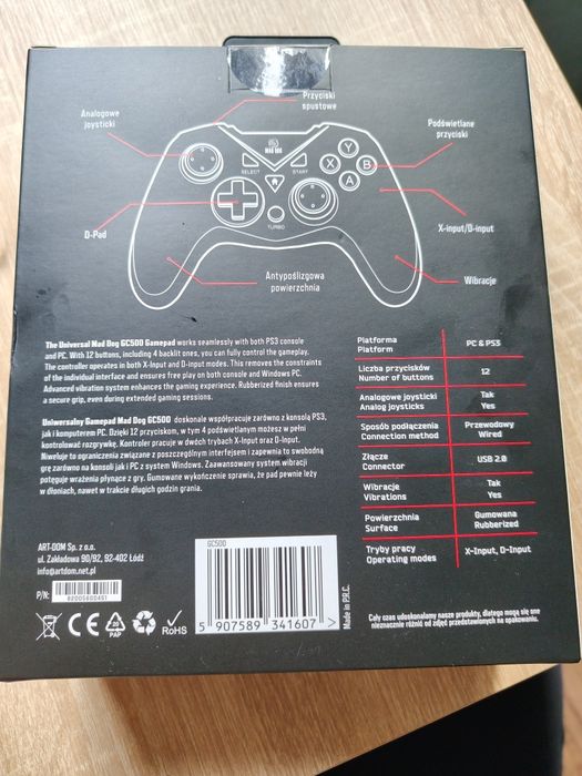 Pad mad dog  ps3/pc