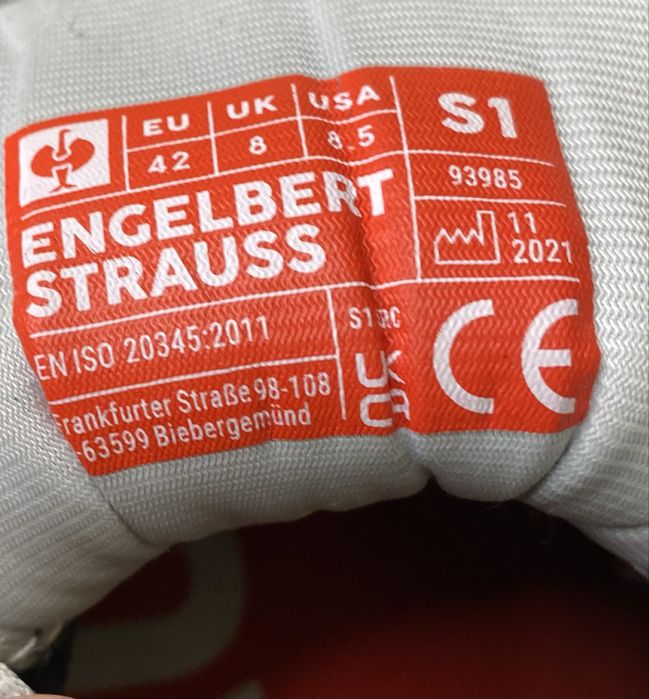 Робочі черевики Engelbert Strauss.
