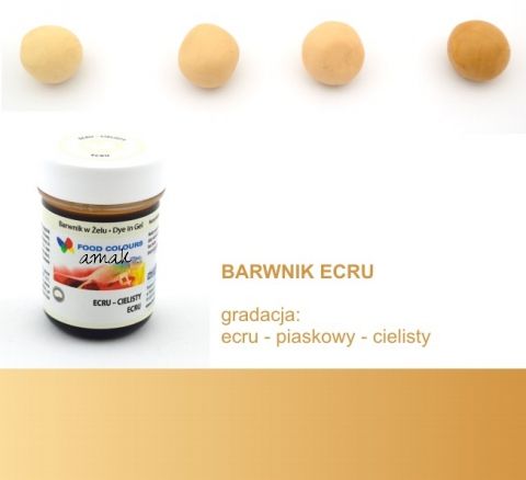 Barwnik Spożywczy W Żelu - 35G - Ecru Cielisty