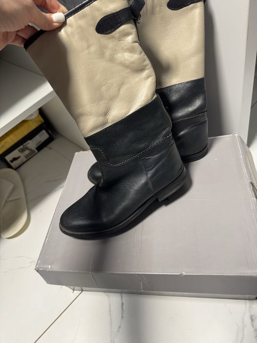 Сапоги аожаные