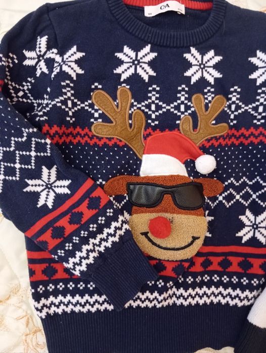 Свитер зимний новогодний