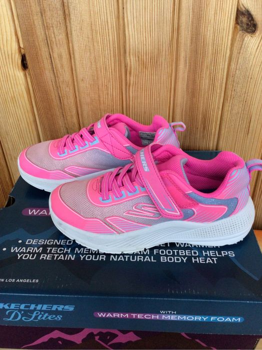 Оригинальные кроссовки Skechers, р 33-34, стелька 22 см