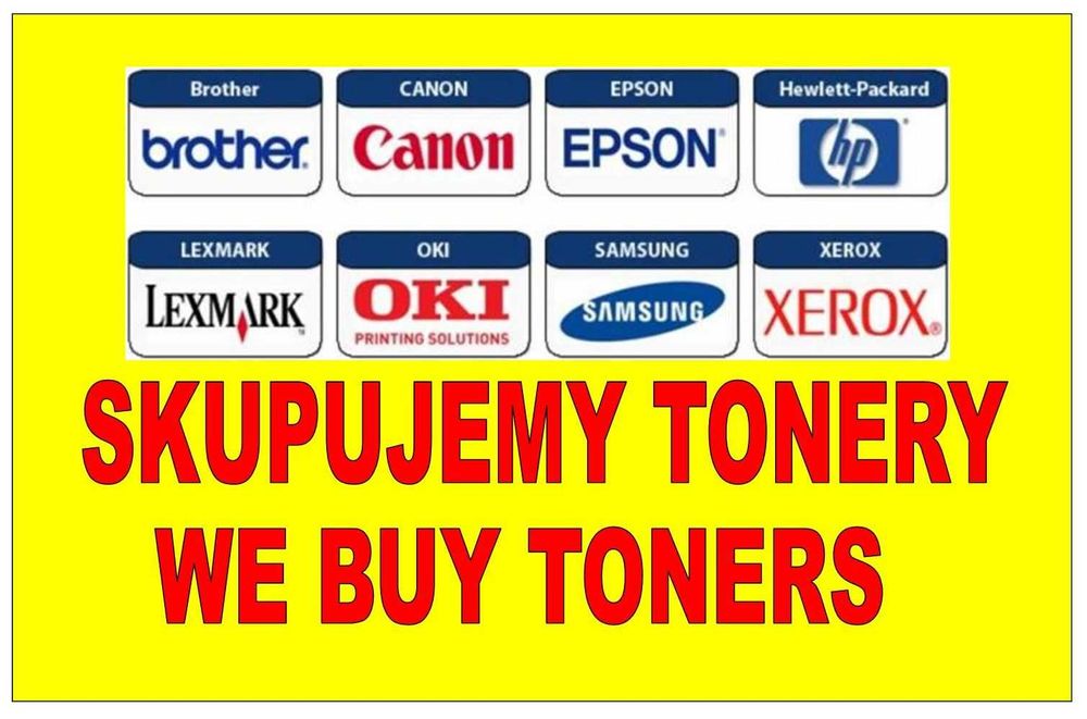 SKUP Pełnych Tonerów - KUPIĘ TONERY
