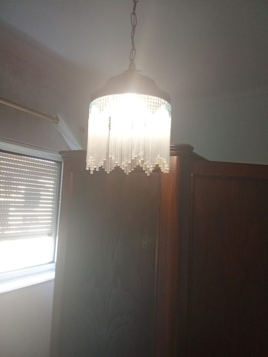 Candeeiro de teto estilo art noveau