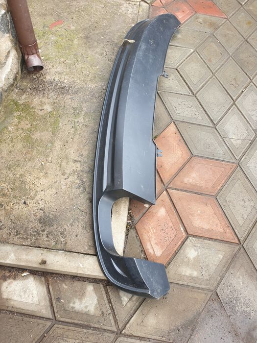 Диффузор, накладка, спойлер заднего бампера ауди а4 Б9 s-line