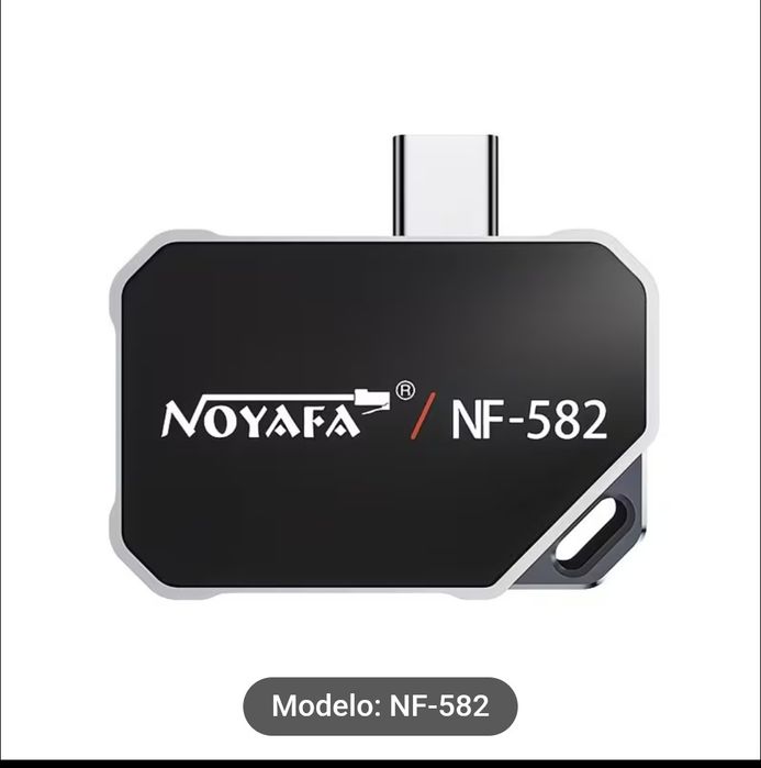 Camara termica ou  termografica Noyafa n-582, com ligacao USB-C para smartphone