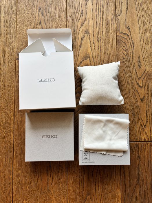 Oryginalne Etui i pudełko na zegarek Seiko Japan