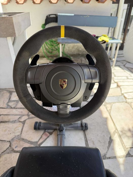 Cockpit Simrace - Fanatec Porsche 911 GT2 wheel + Pedal Thrustmaster T-LCM + PlaySeat