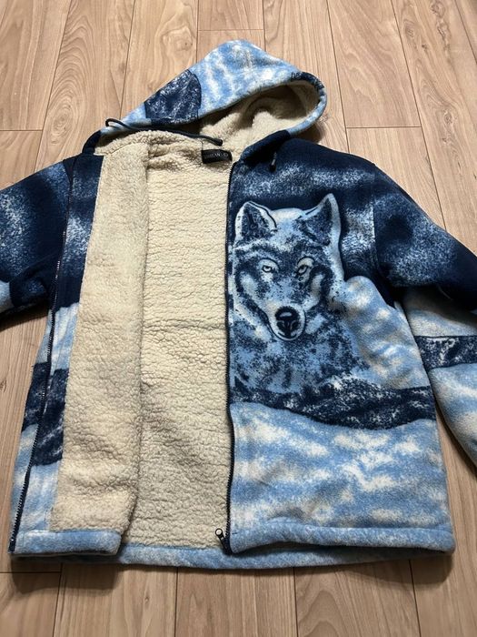 Polar Fleece Vintage Wolf bluza polarowa zip polarowy L
L·Dobry·Vintag