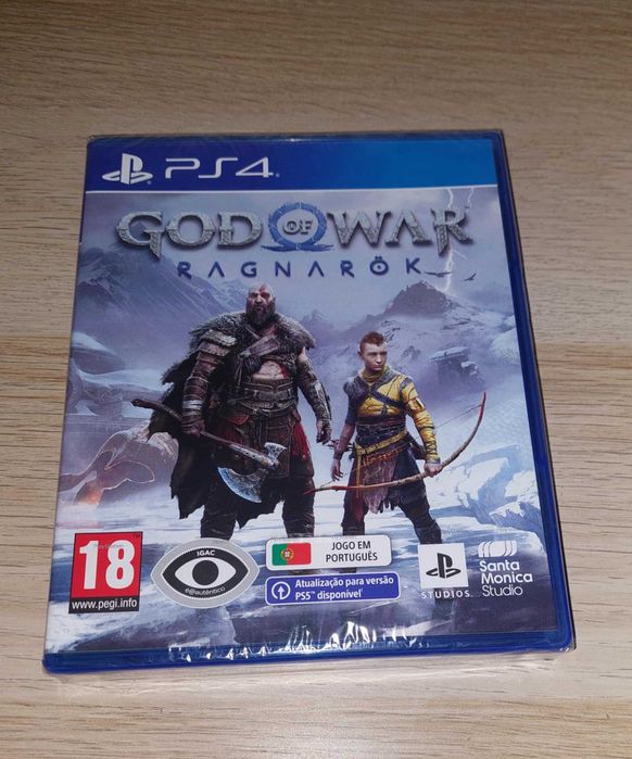 (Ps4) God Of War Ragnarok EM PT Novo e Selado