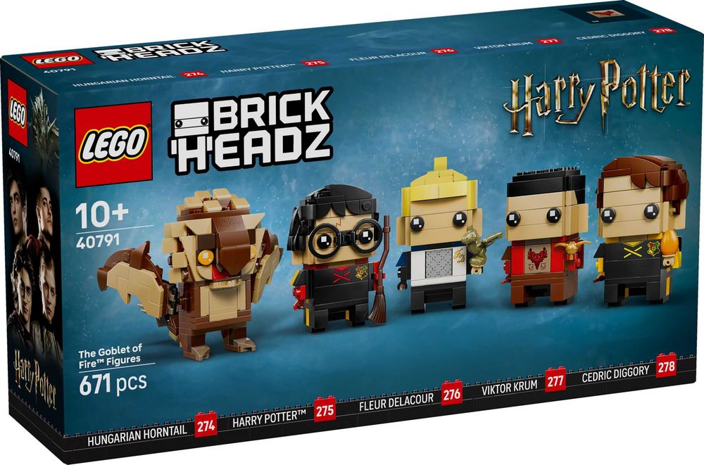 LEGO BRICK HEADZ 40791 Фігурки Келих вогню (671 Деталь)
