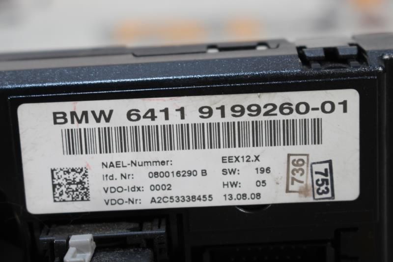 Comando chauffage / sofagem BMW 1 Coupé (E82)