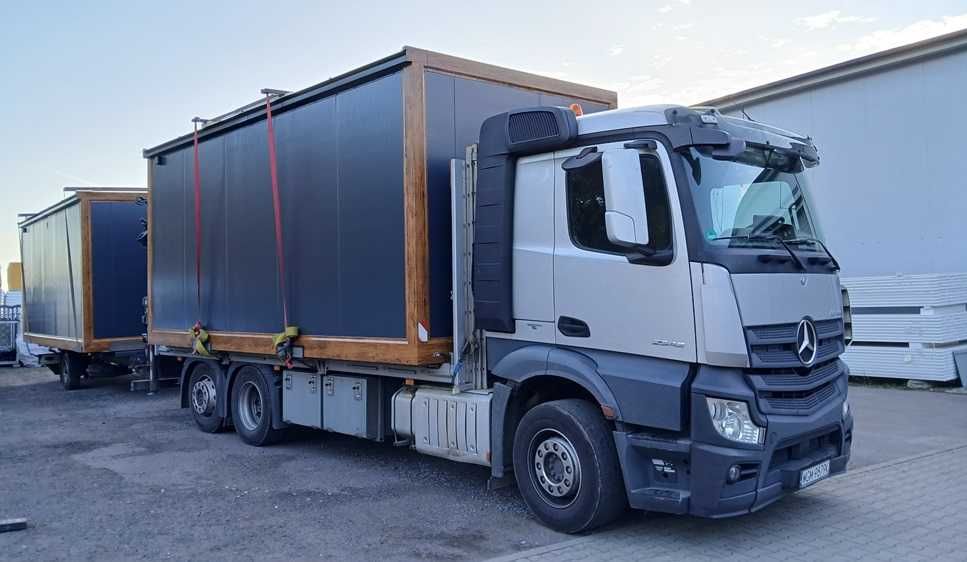Domek modułowy całoroczny mobilny 35m2 wyposażony pod klucz Producent