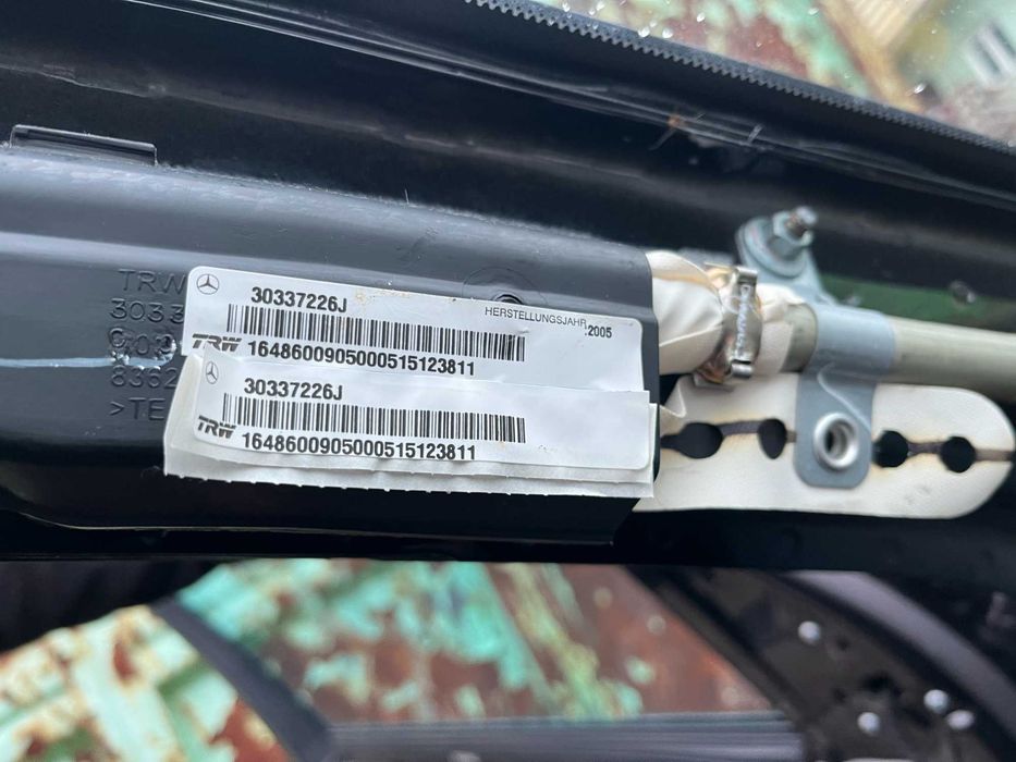 Kurtyna lewa prawa Mercedes ML W164