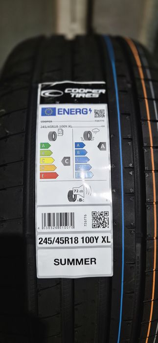 Коллеса шини літо COOPER SUMMER  245/45/18   100Y  XL