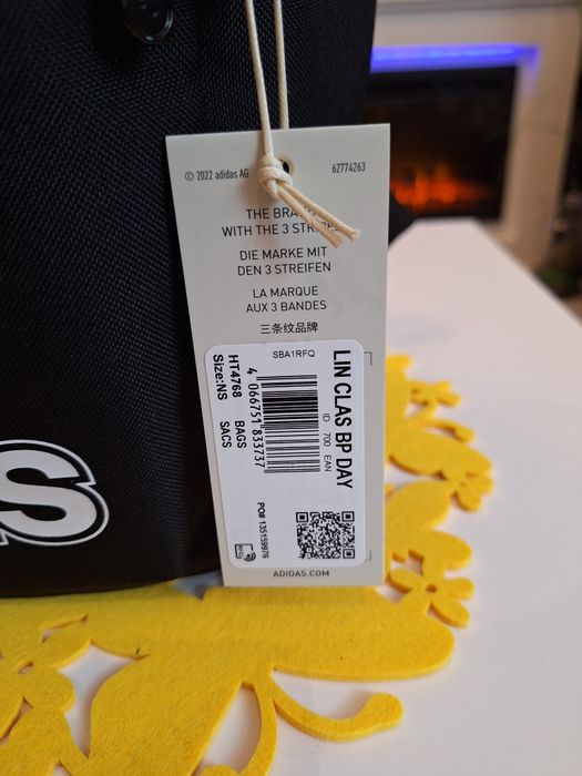 Czarny plecak Adidas