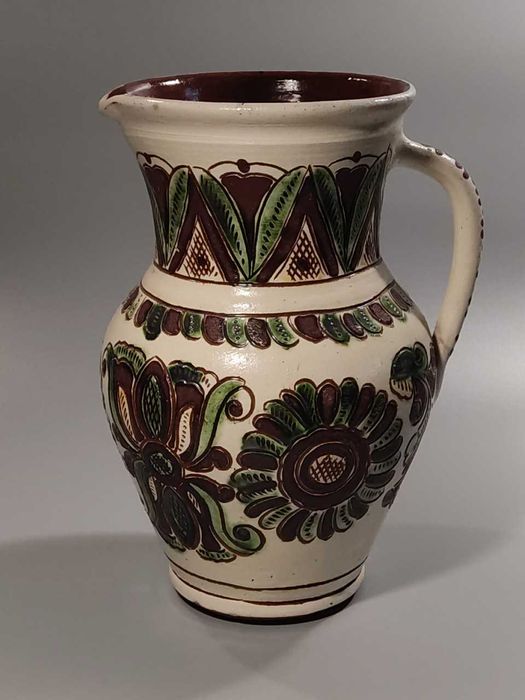 СТАРИННЫЕ ваза кувшин графин Косовская роспись Керамика Майолика СССР