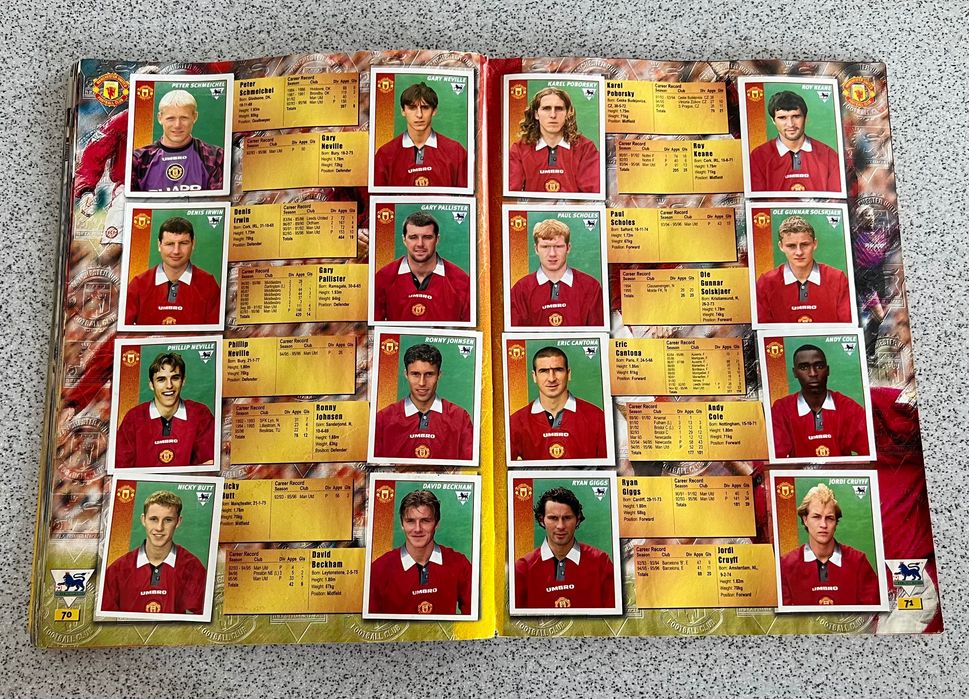 Panini Premier League 1997 полный альбом