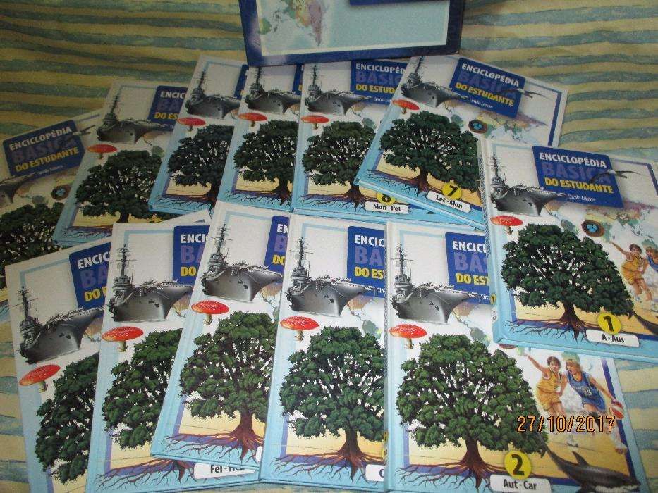 Enciclopédia Básica do Estudante. 12 volumes
