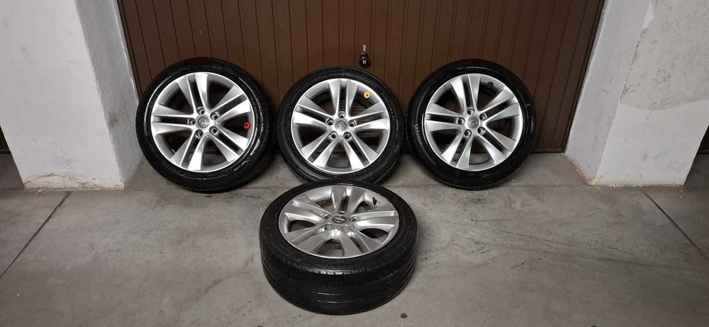 Oryginalne felgi koła aluminiowe Opel 18" 18x8 IS46 + opony Pirelli