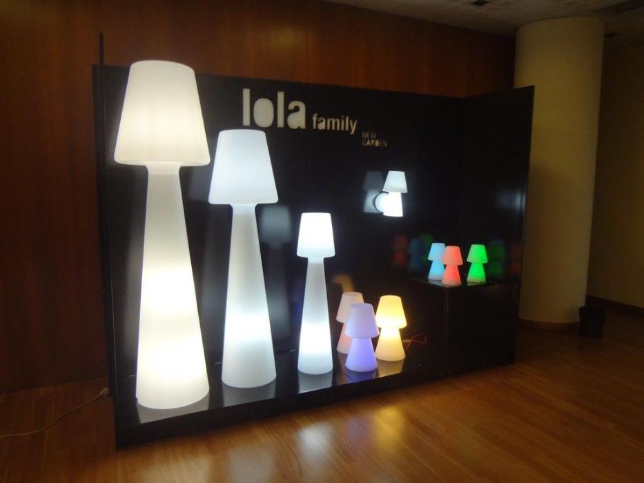 Candeeiro em polietileno decoração