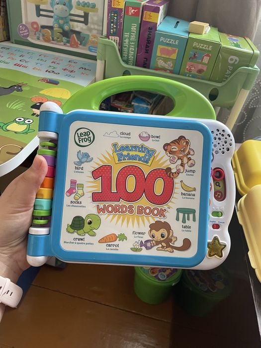 Інтерактивна книга learning friend 100 words book leap frog 100 слів