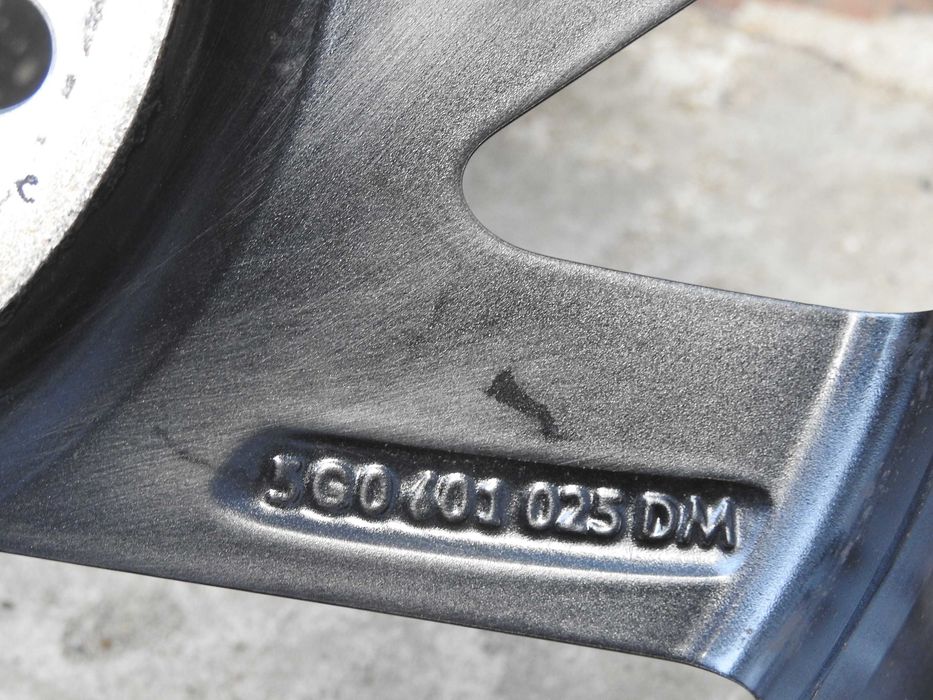 1x Felga 16 VW 5x112 ET46 6,5J ø57,1 JAK NOWA 5G0 601025DM