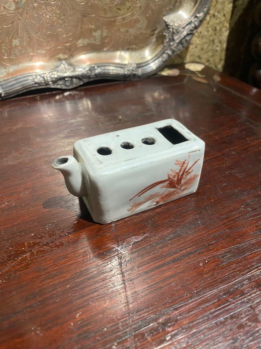 Lava pincéis Porcelana Chinesa Séc XVIII 8,5 cm Companhia das índias